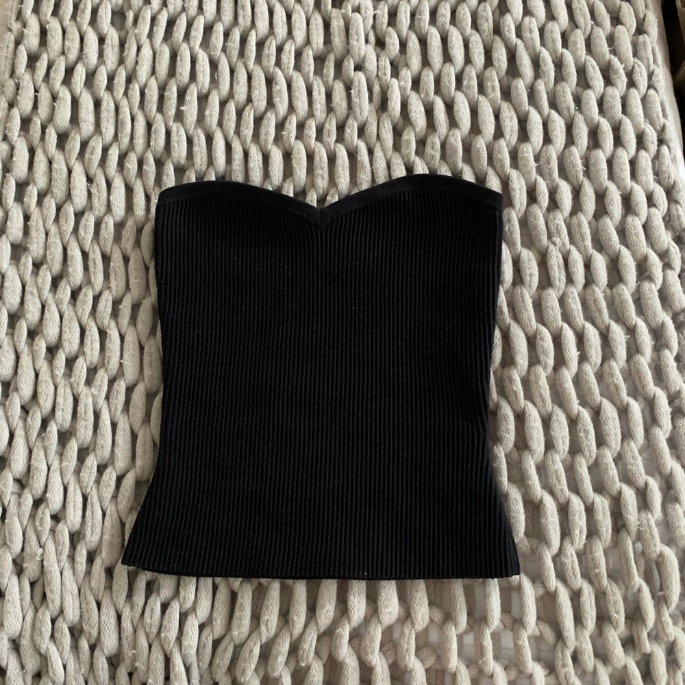 Aritzia contour bustier strapless top